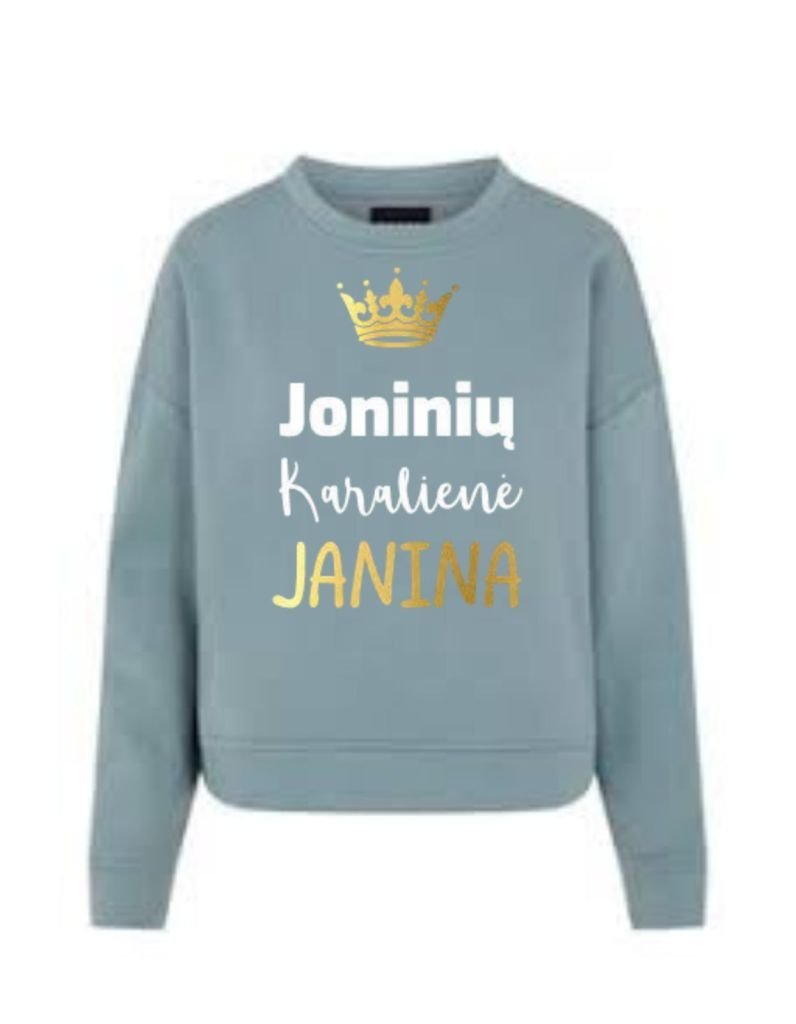 Moteriškas džemperis "Joninių karalienė Janina"